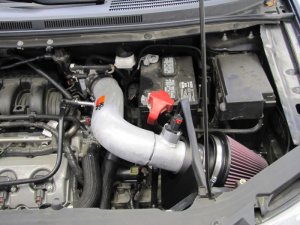 Ford Edge Performance Air Intake - K&N Engineering - Cold Air - Silver - `07-`10